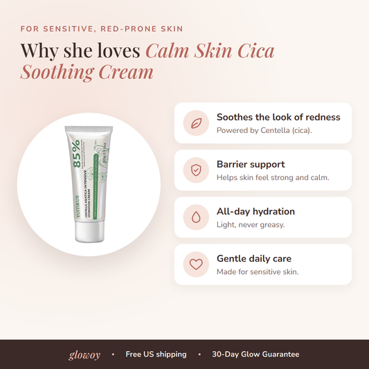 Why she loves Calm Skin Cica Soothing Cream