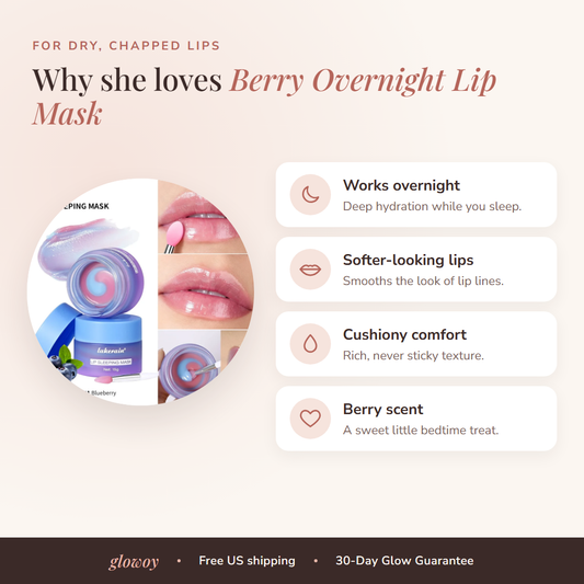 Benefits of Berry Overnight Lip Mask