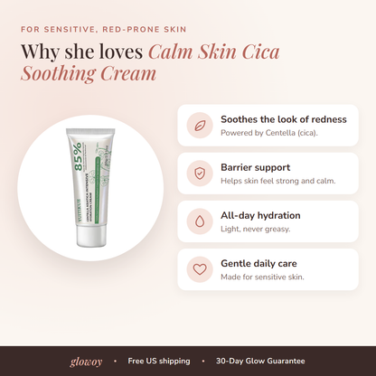 Why she loves Calm Skin Cica Soothing Cream