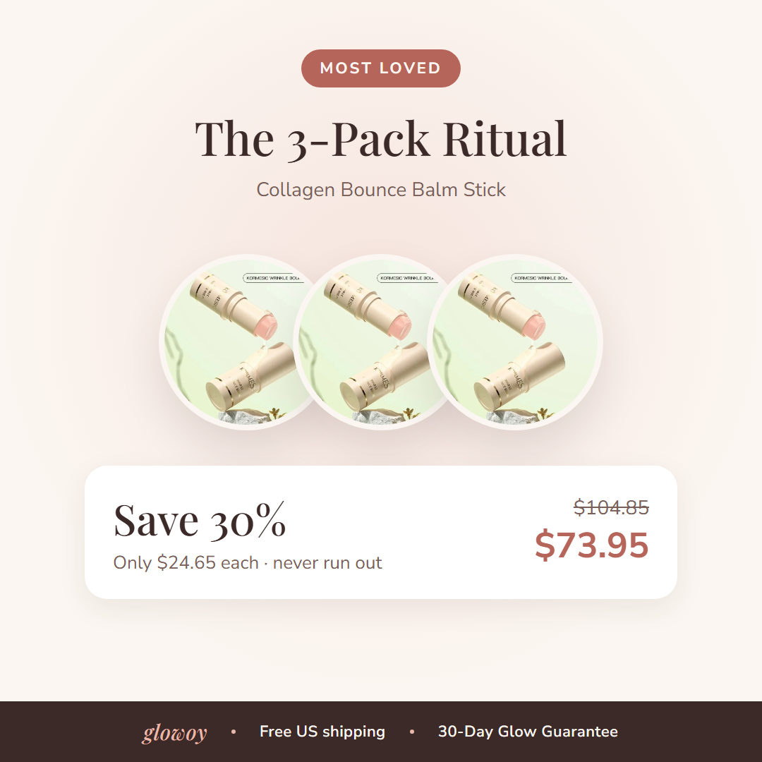 Collagen Bounce Balm Stick 3-pack, save 30%