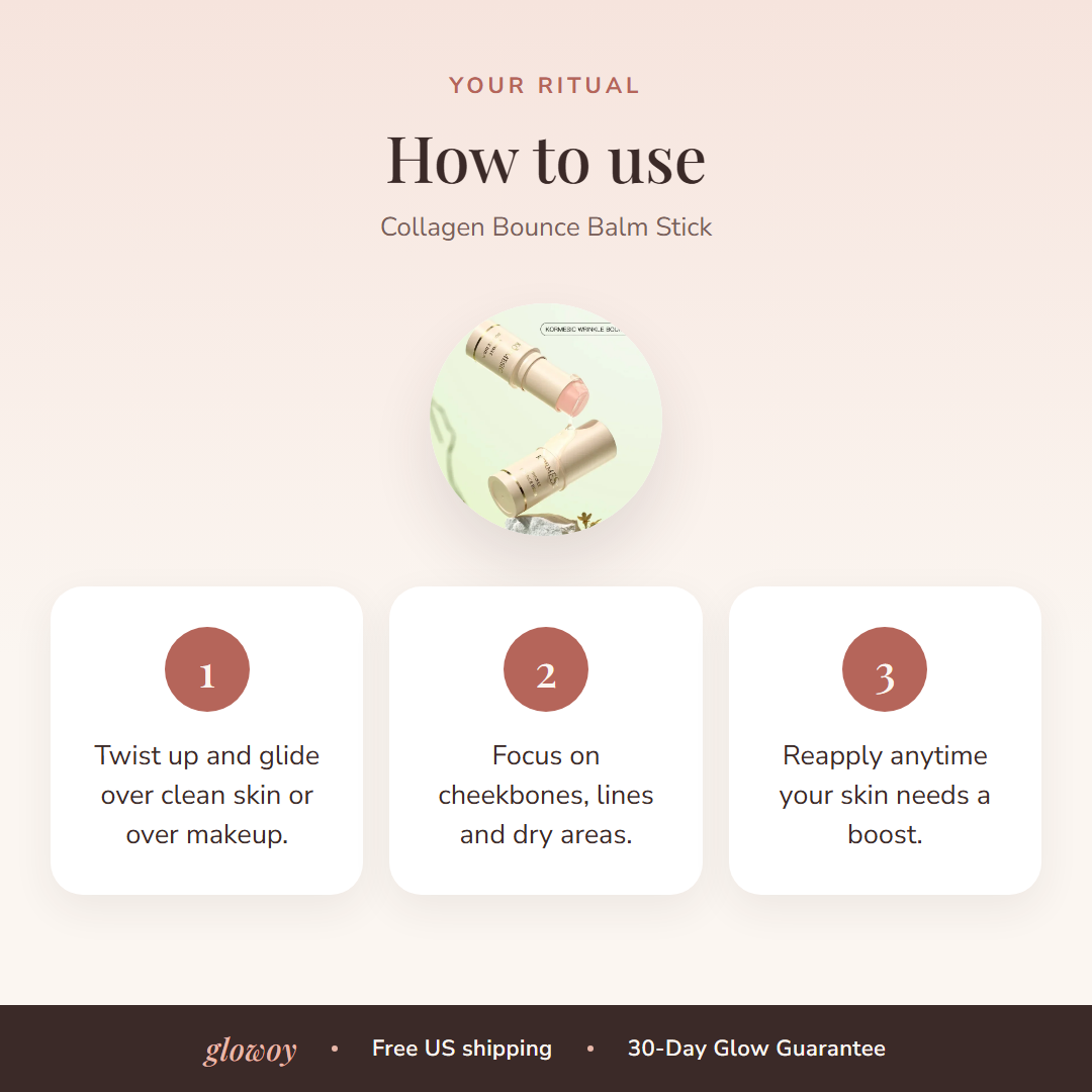 How to use Collagen Bounce Balm Stick