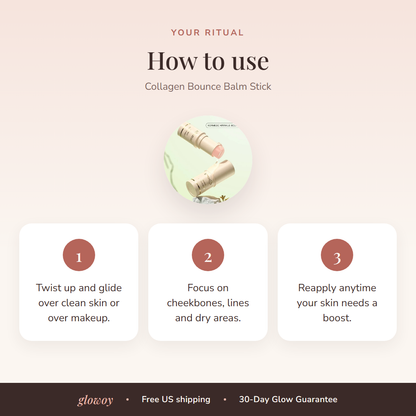 How to use Collagen Bounce Balm Stick
