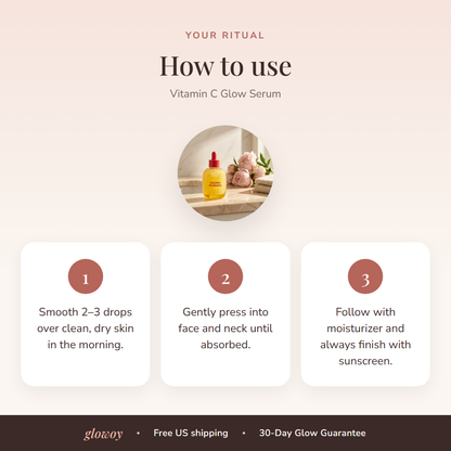 How to use Vitamin C Glow Serum